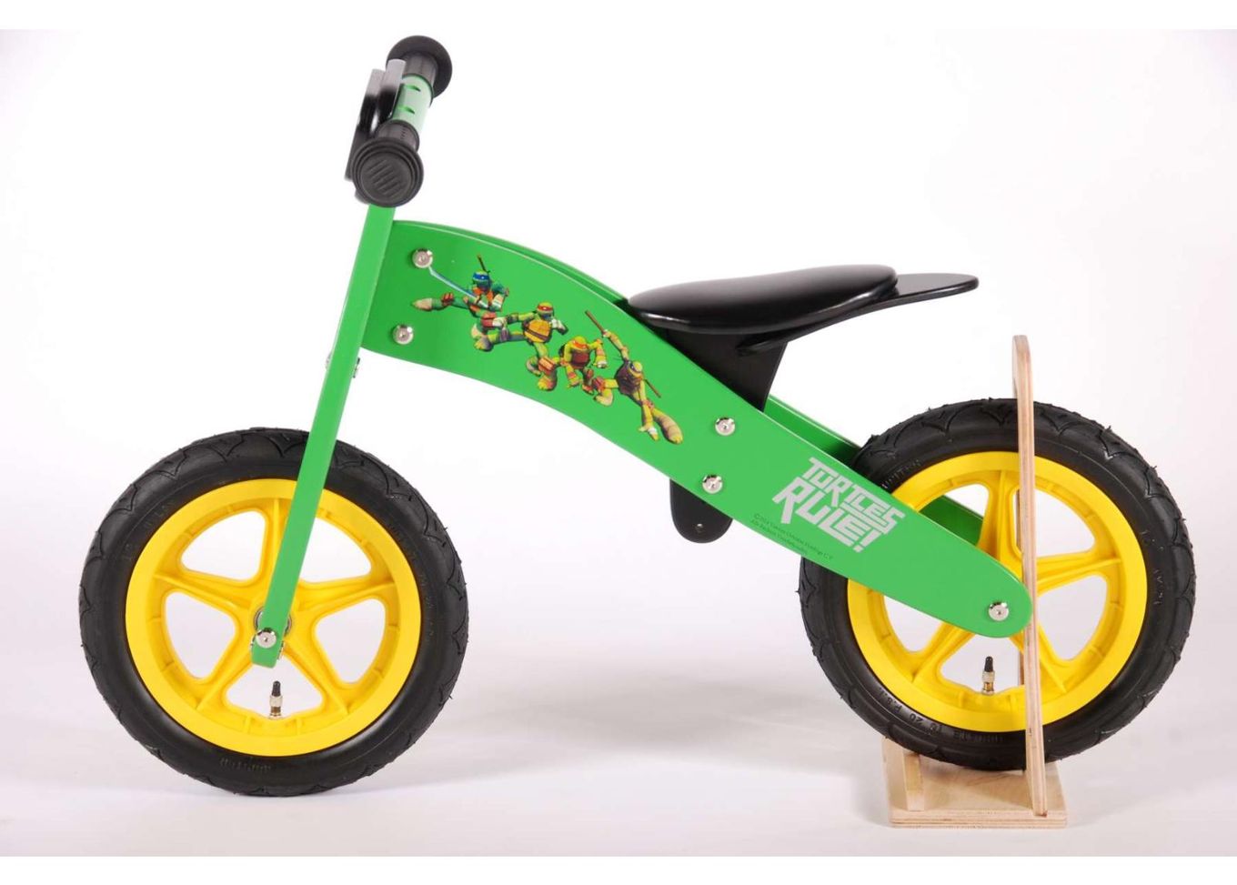 Детский деревянный беговой велосипед ninja turtles 12 дюймов Volare увеличить