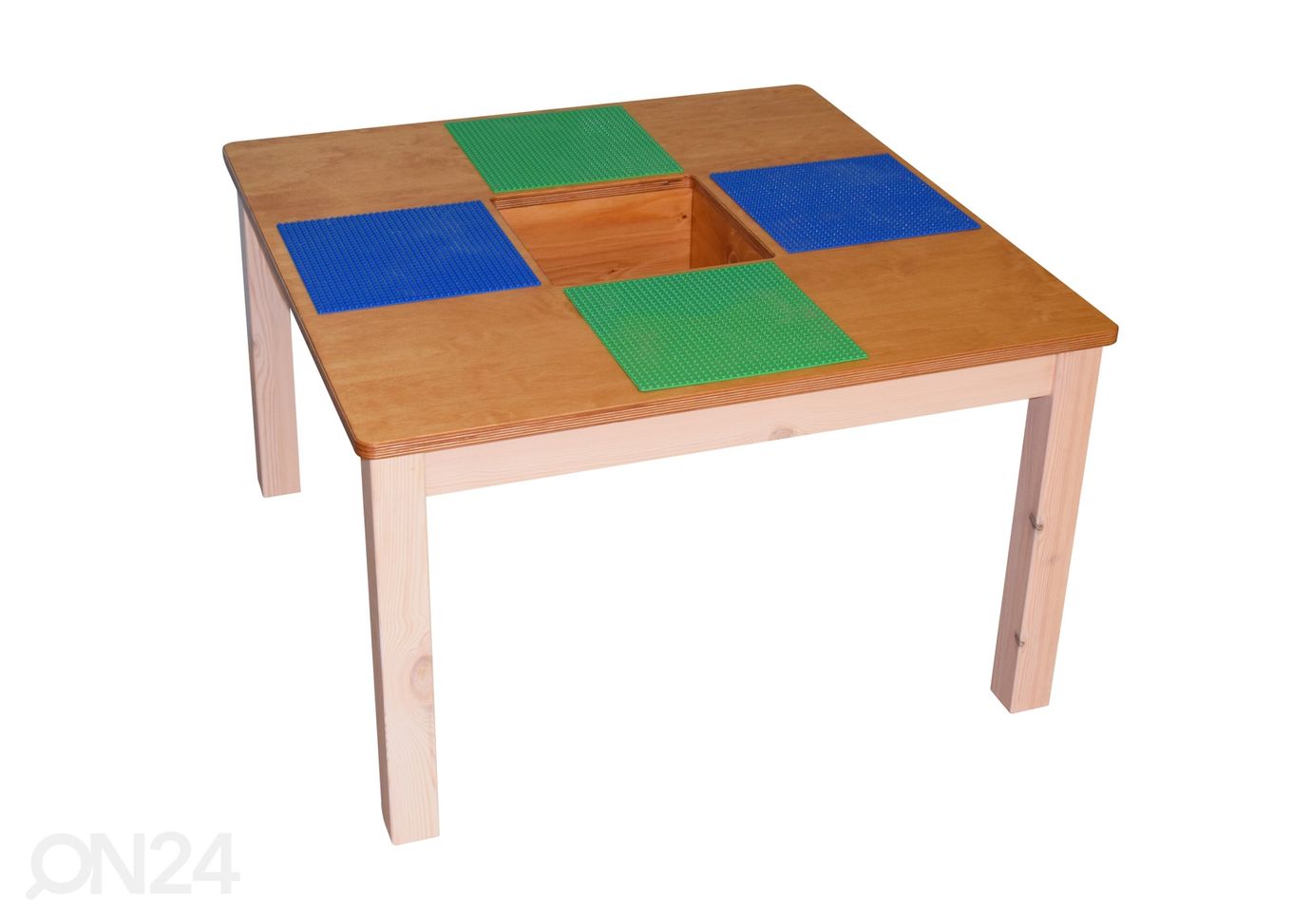 Детский стол для лего 85x85xh53 cm увеличить
