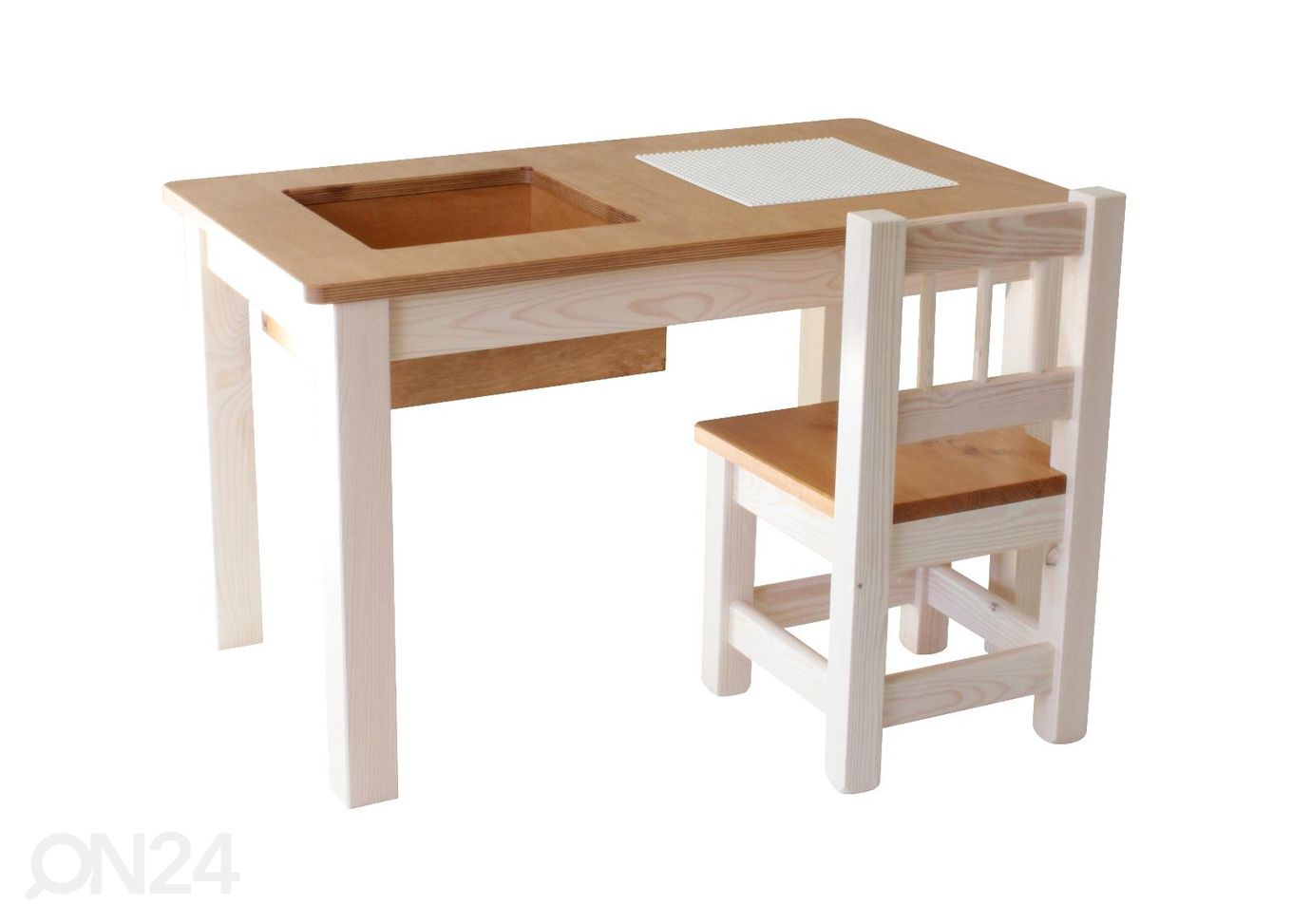 Детский стол для лего 86x47xh53 cm увеличить