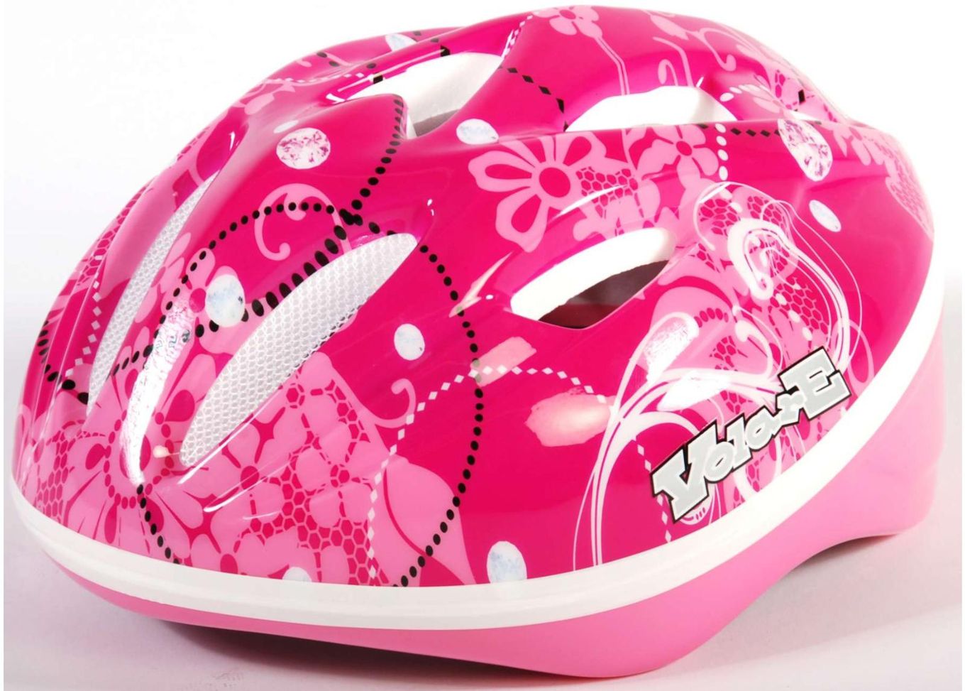 детский шлем Deluxe розовый Flowers Volare увеличить
