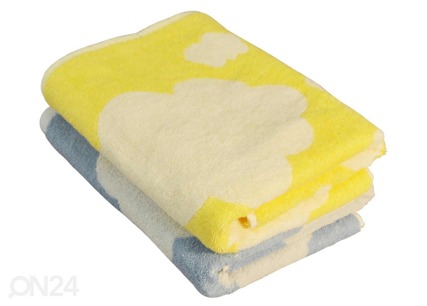 Детское махровое полотенце Clouds 70x120 cm, жёлтый увеличить