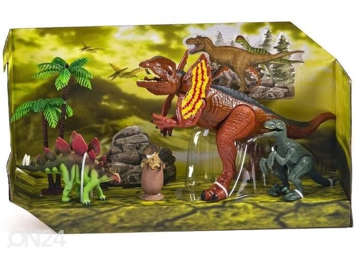 Динозавр игровой набор 4 детали увеличить