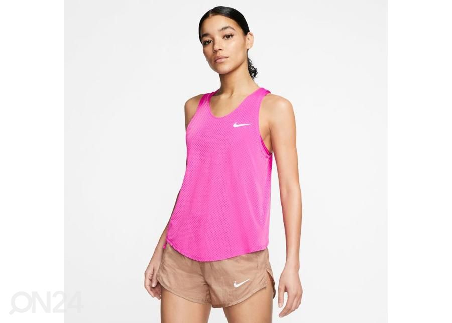 Женская беговая футболка Nike Breathe top W CJ2549-601 увеличить