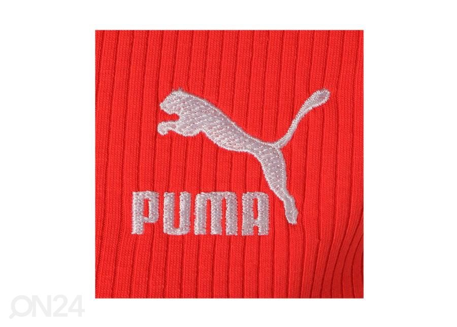 Женская спортивная футболка Puma Classics Rib Mock Neck увеличить