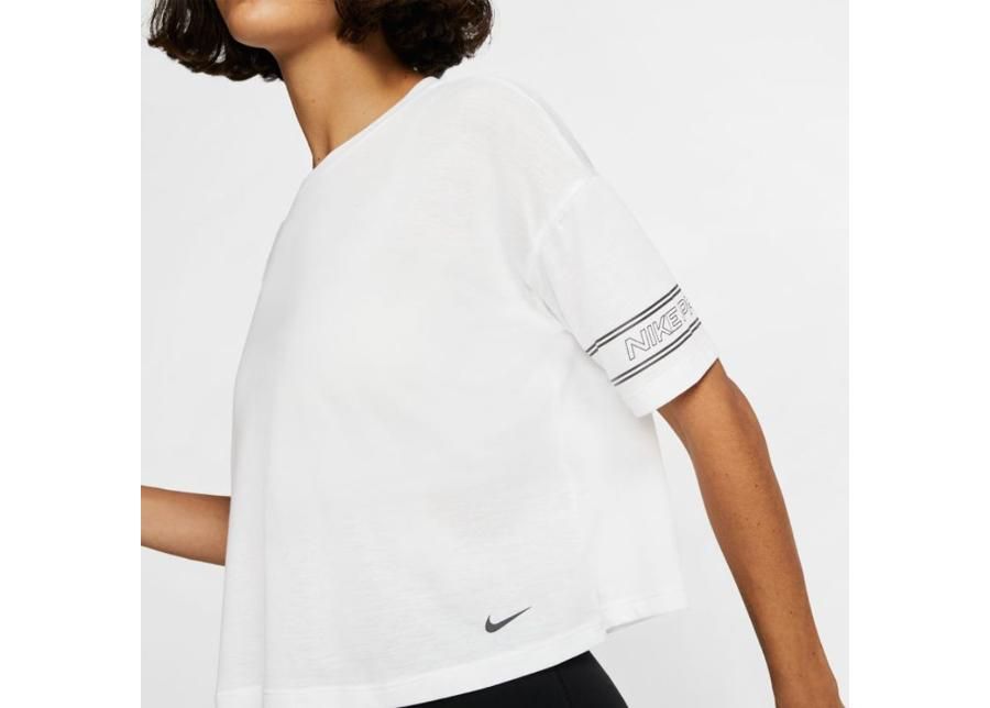 Женская тренировочная рубашка Nike Pro Graphic W CJ4031-100 увеличить