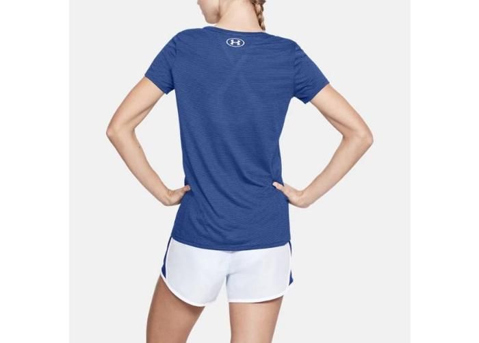 Женская футболка для бега Under Armour Streaker Shortsleeve W 1271517-574 увеличить