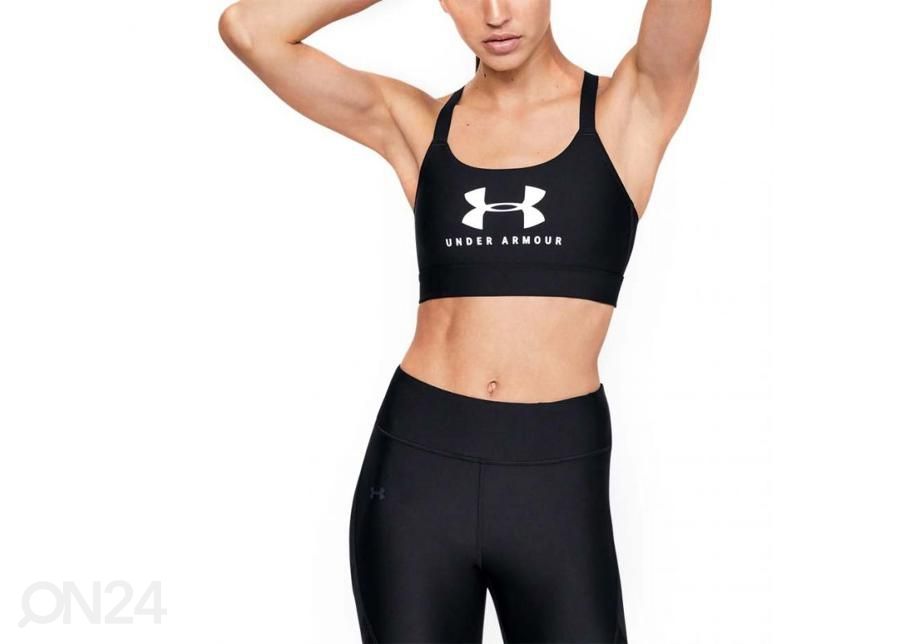 Женский спортивный бюстгальтер Under Armour Mid Sportstyle Graphic W UAR 1351998 001 увеличить