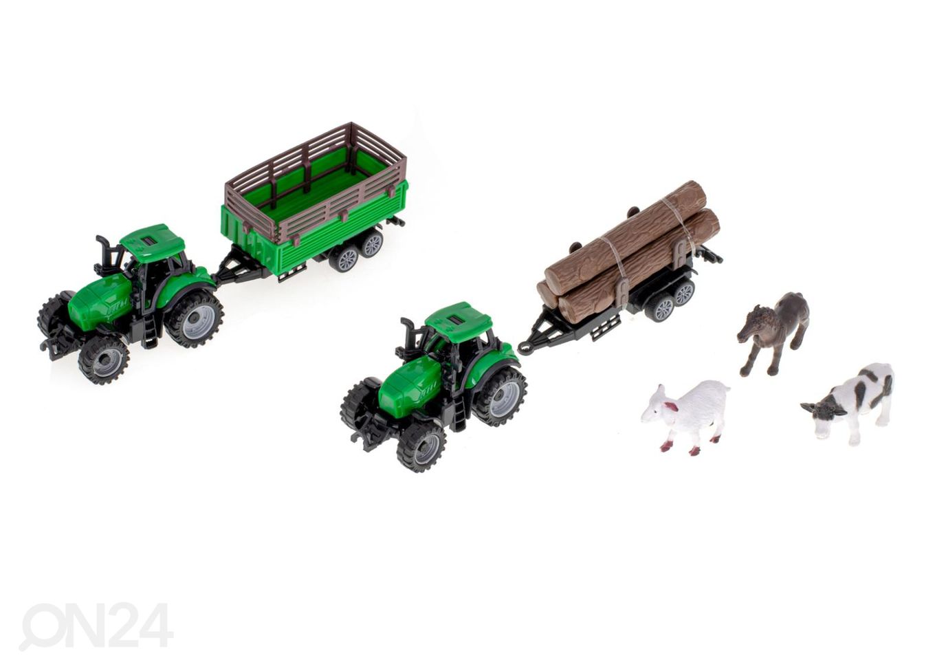 Игрушечная ферма с трактором и животными увеличить