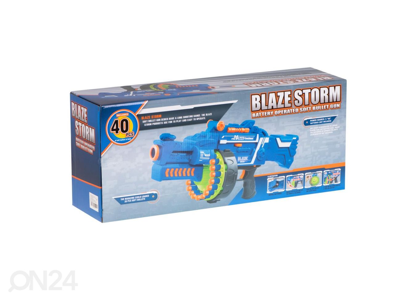 Игрушечный пистолет Blaze Storm + 40 стрелами увеличить