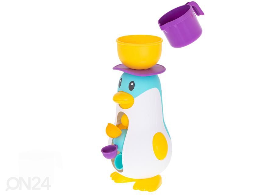 Игрушка для ванной Пингвины водяное колесо увеличить