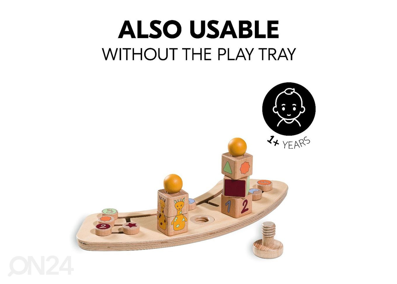Игрушка для подноса детского стульчика Hauck Play Сортировочная игра Жираф увеличить