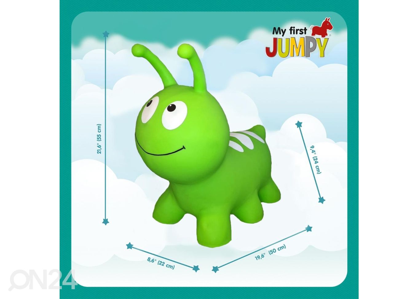 Игрушка-попрыгун Jumpy Worm зеленый Gerardo's Toys увеличить