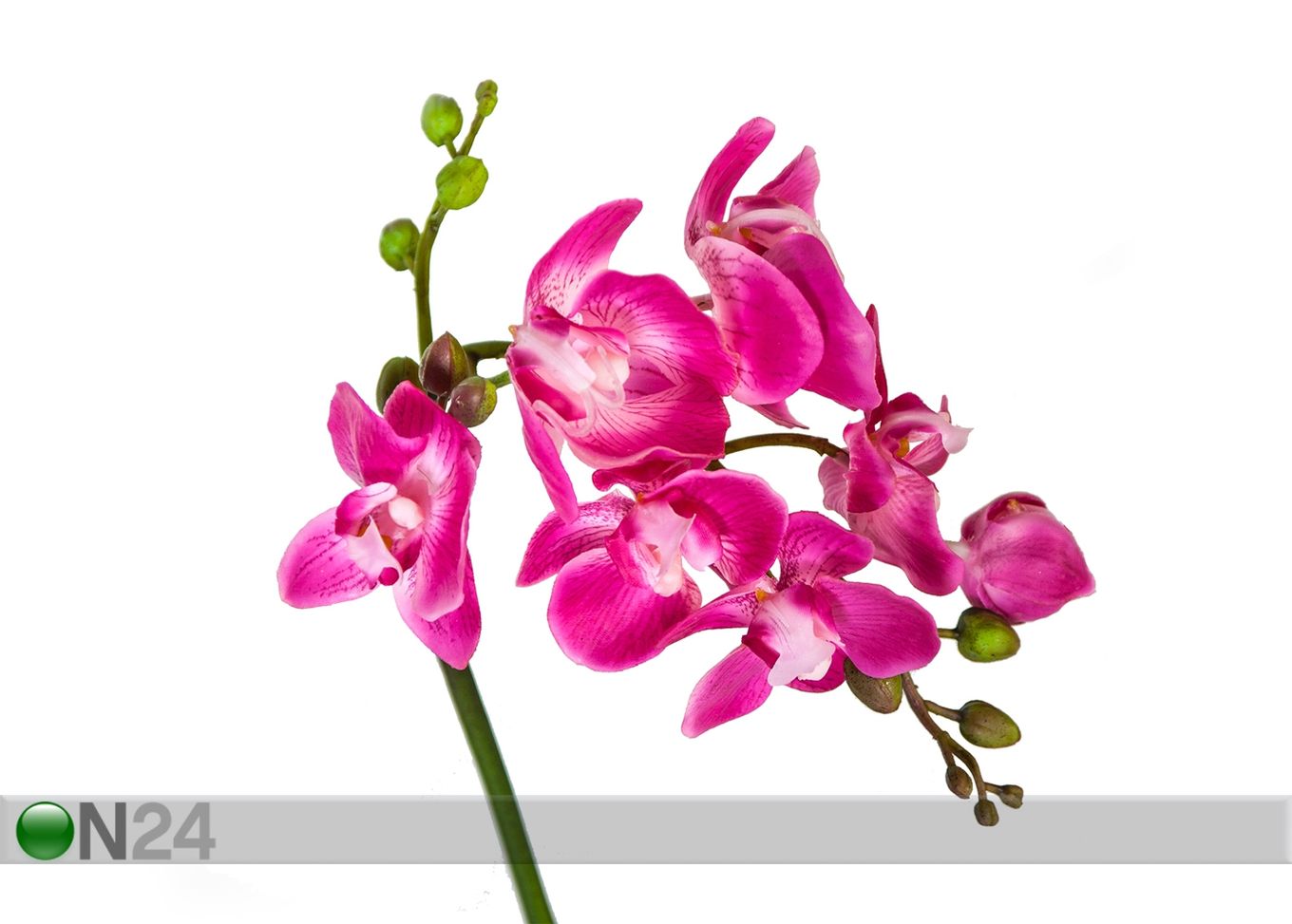 Искусственный цветок Розовая орхидея h40 cm увеличить
