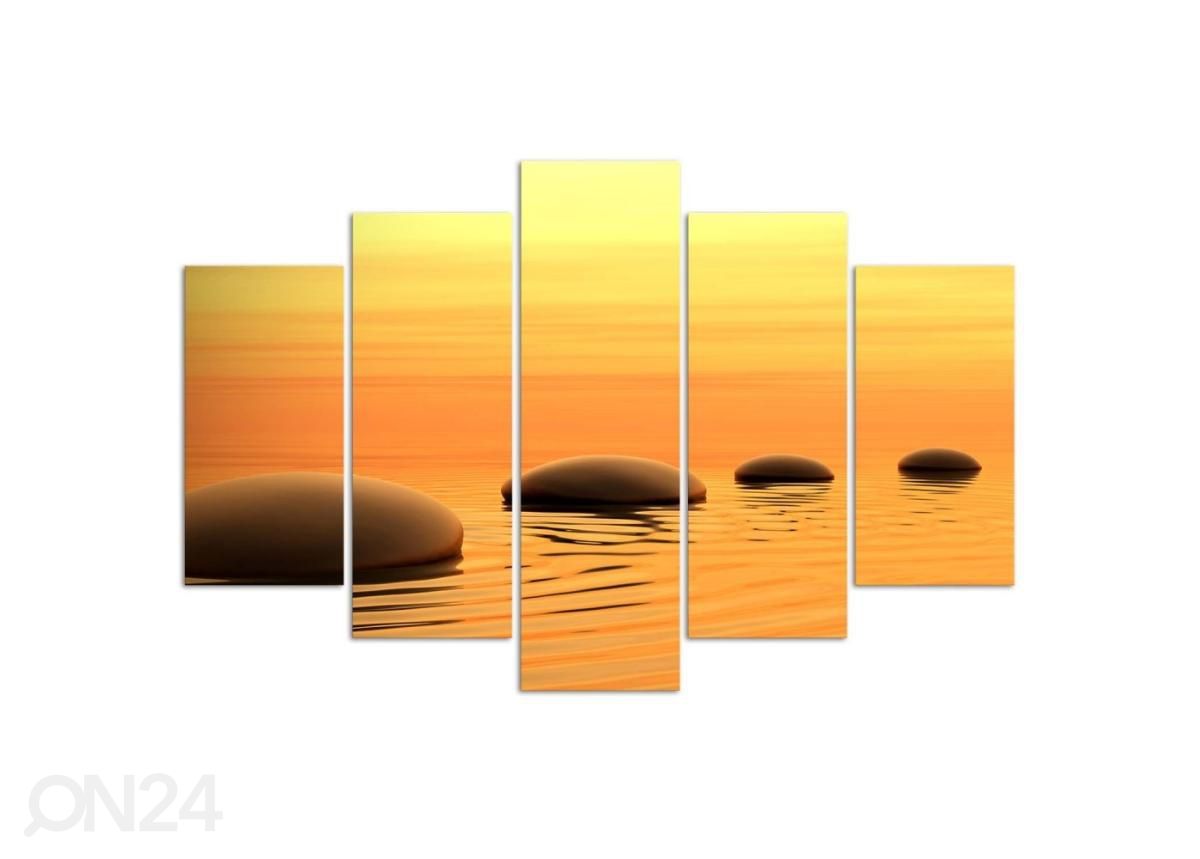 Картина из 5-частей Zen Composition with Stones 100x70 см увеличить