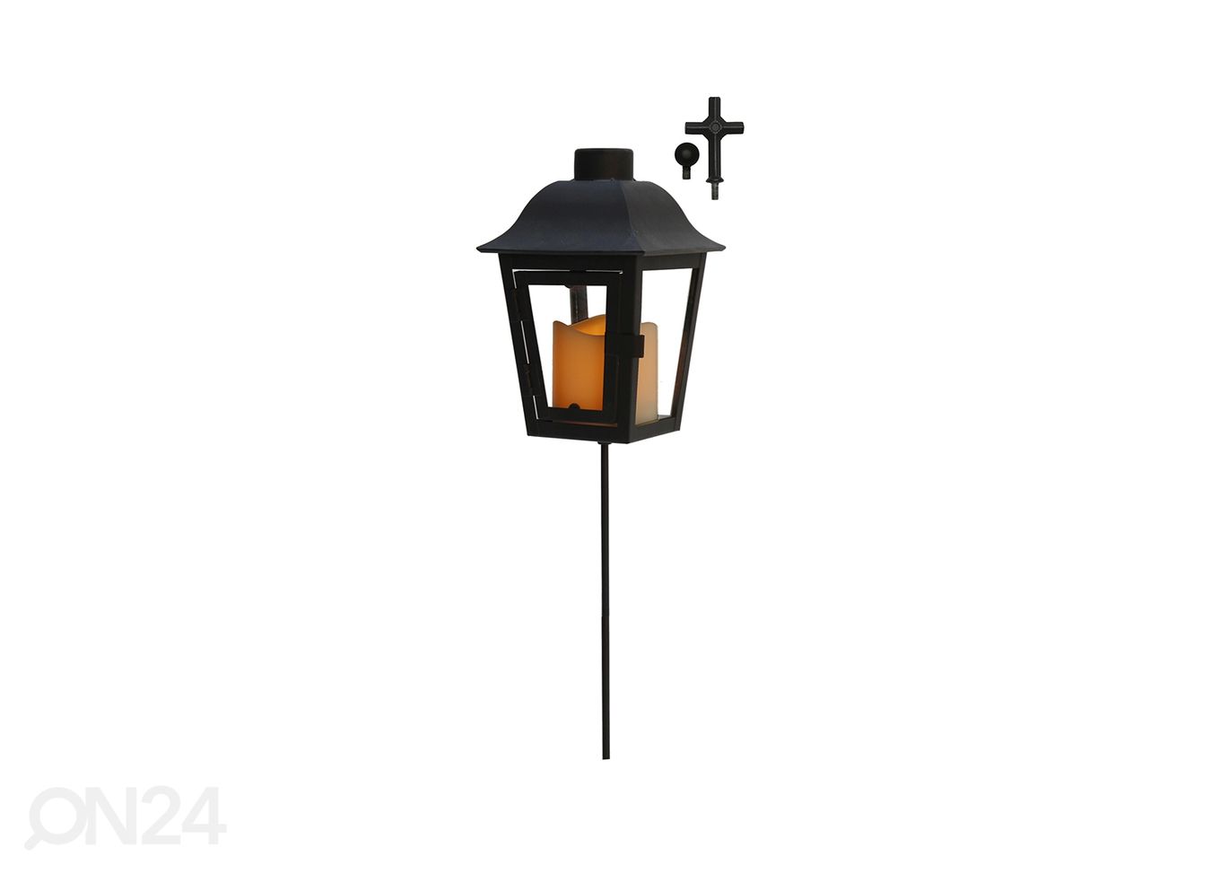 Кладбищенский фонарь Serene, черный увеличить