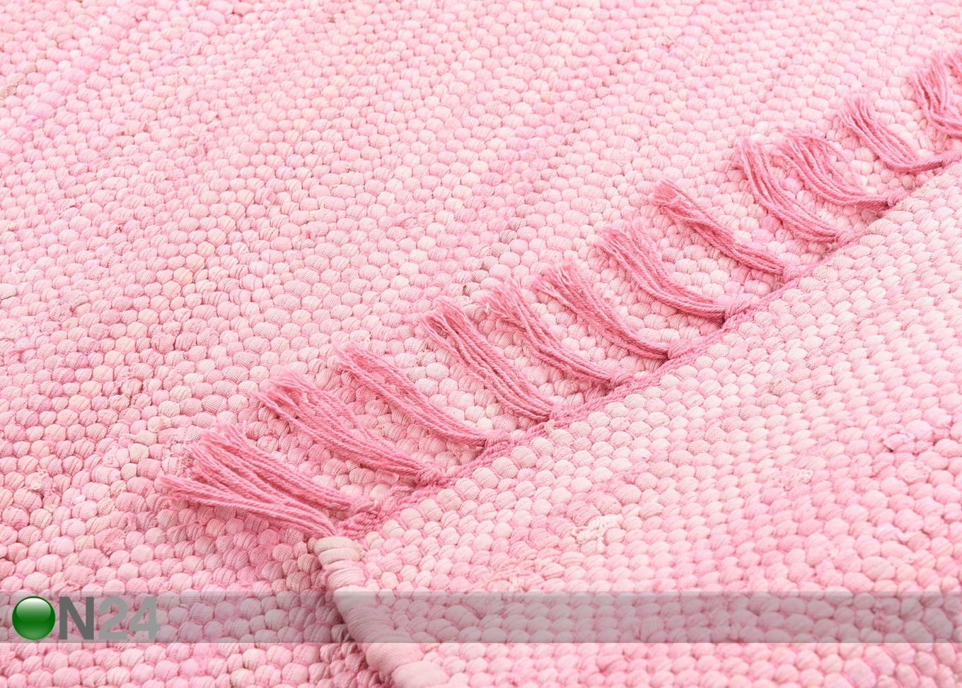 Ковер Happy Cotton Uni 60x120 см, розовый увеличить