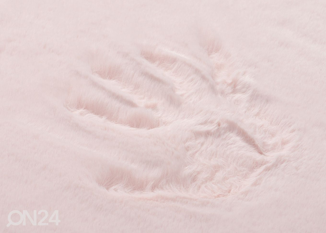 Ковер Rabbit fur 80x150 см, розовый увеличить