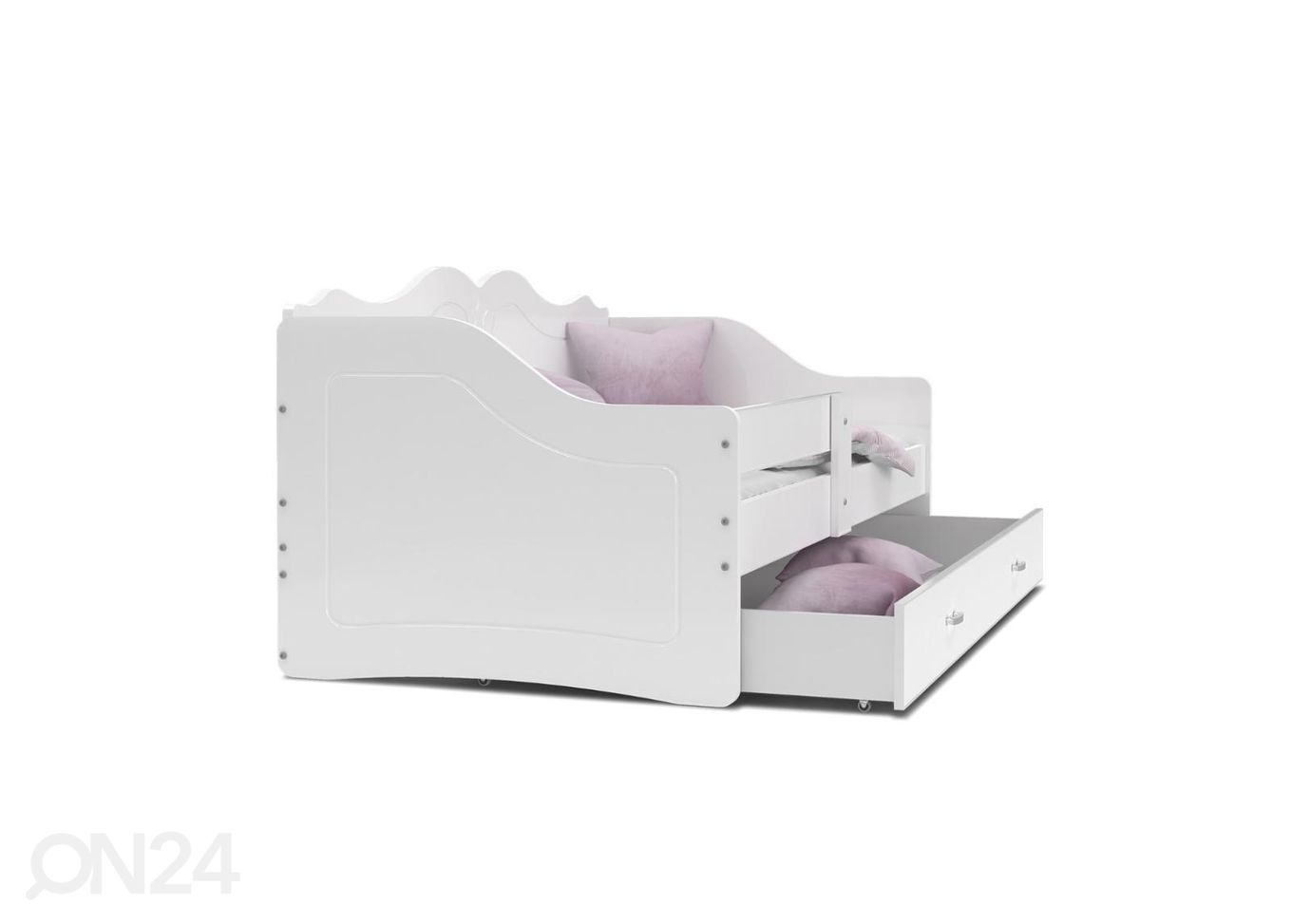 Комплект детской кровати 80x180 cm, белый увеличить