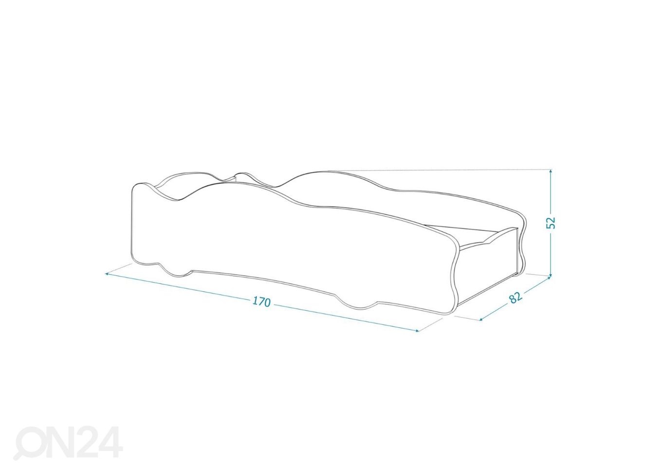 Комплект детской кровати Cars 80x160 cm, nr.10 увеличить