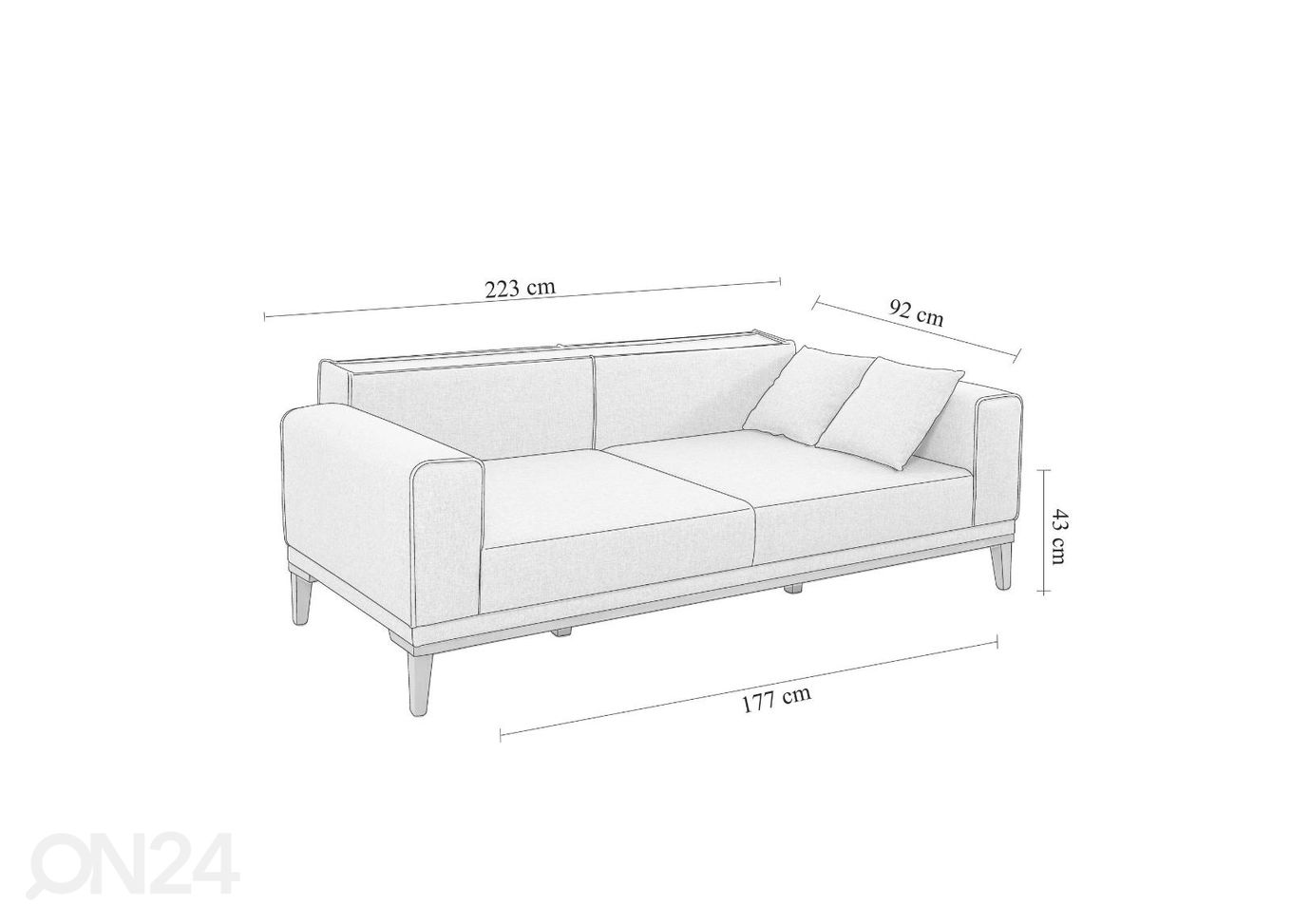 Комплект диванов + поднос для подлокотника увеличить