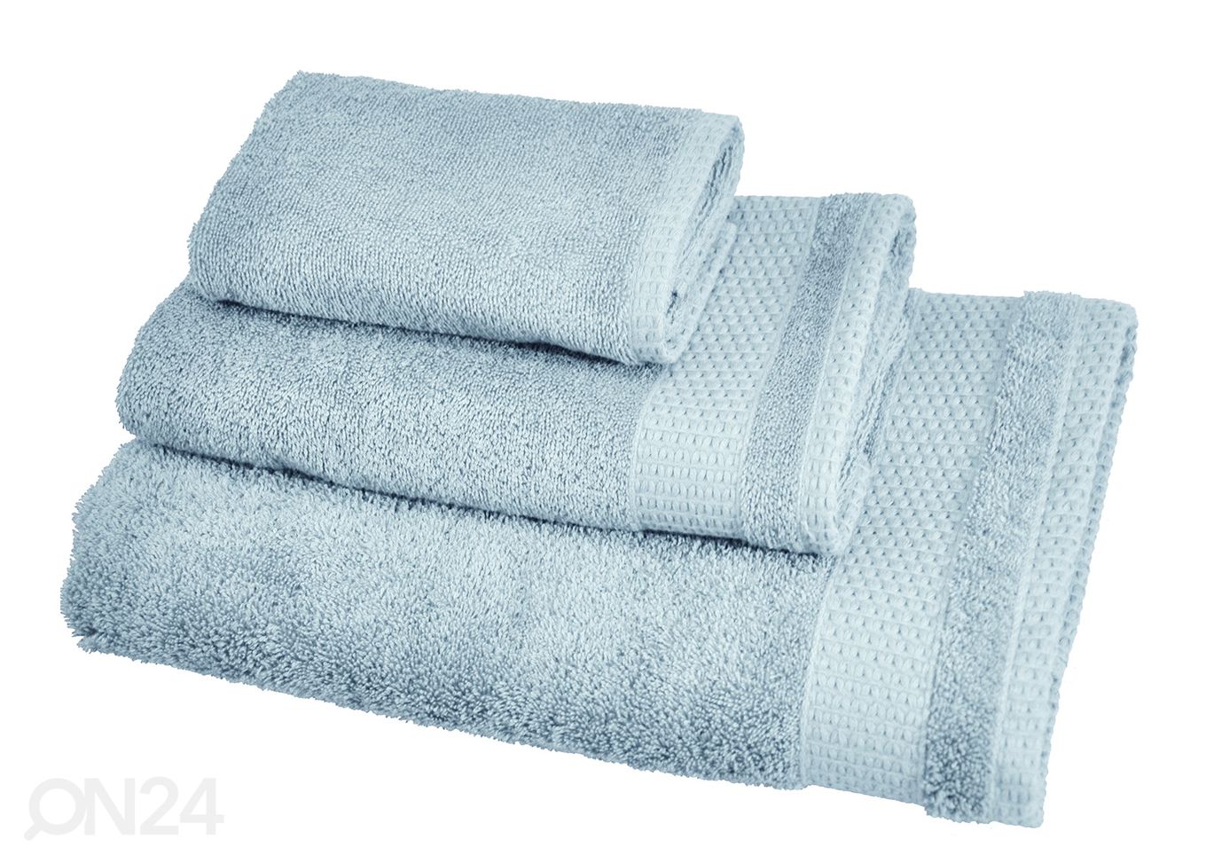 Комплект махровых полотенец Madison голубой, 3 шт увеличить