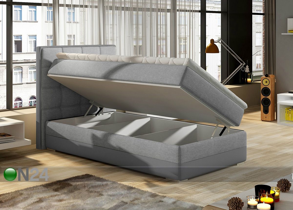 Континентальная кровать с ящиком Kevin 90x200 cm увеличить