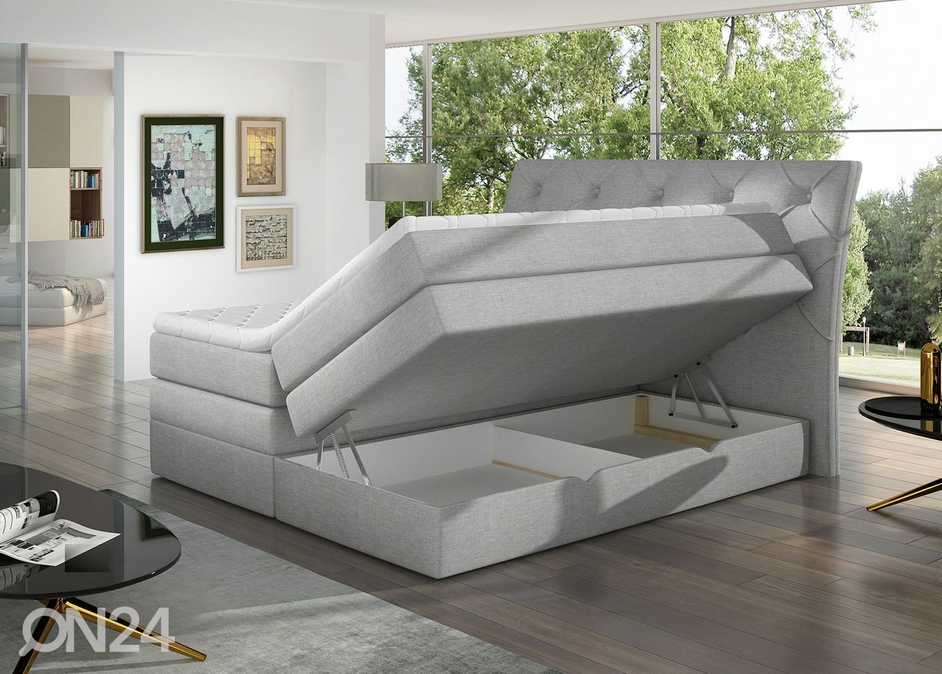 Континентальная кровать с ящиком Mirabel 140x200 cm увеличить