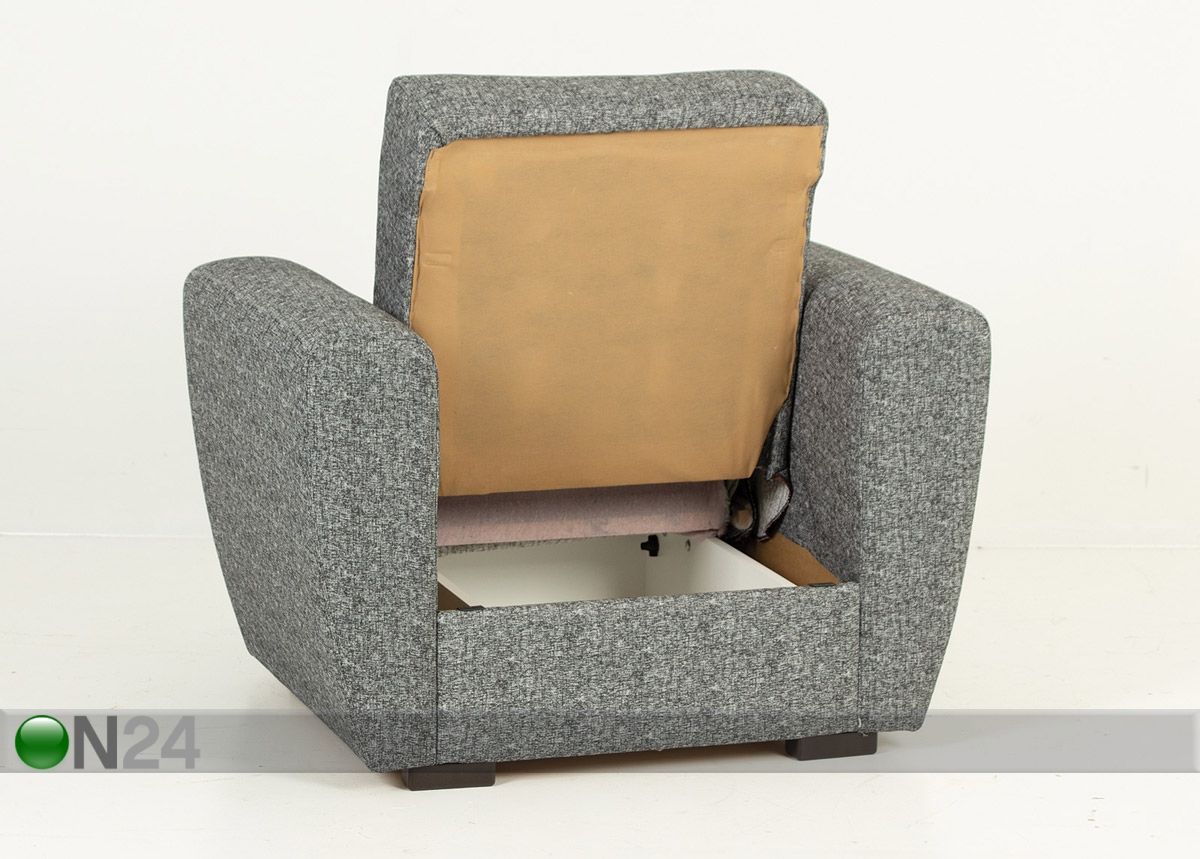 Кресло-кровать с ящиком увеличить