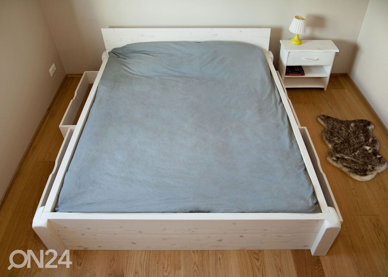 Кровать с ящиками из массива дерева Country Extra 160x200 cm увеличить