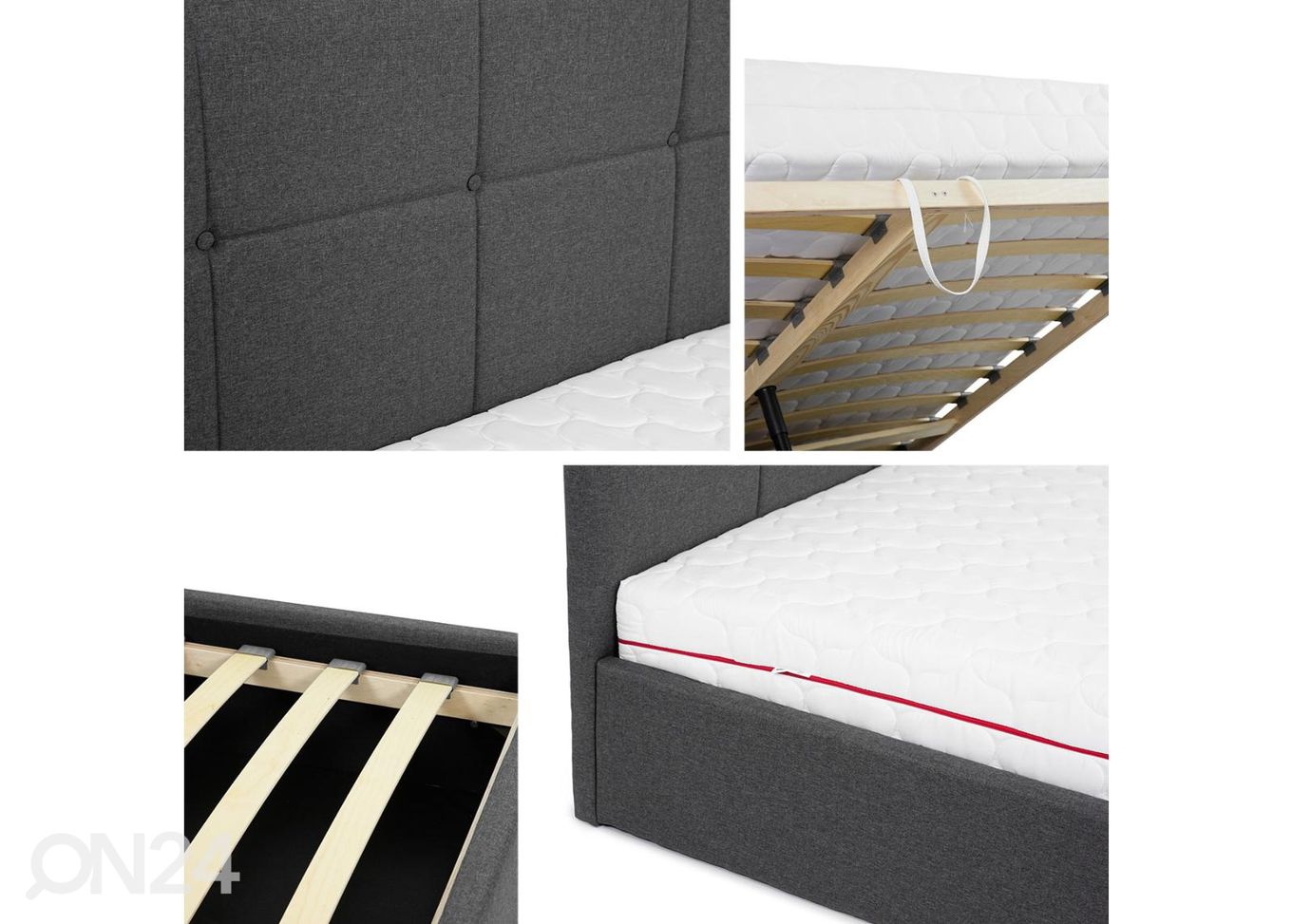Кровать с ящиком для белья 160x200 cm увеличить