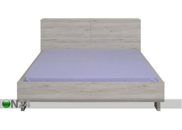 Кровать с ящиком для белья Brera oak 160x200 cm увеличить