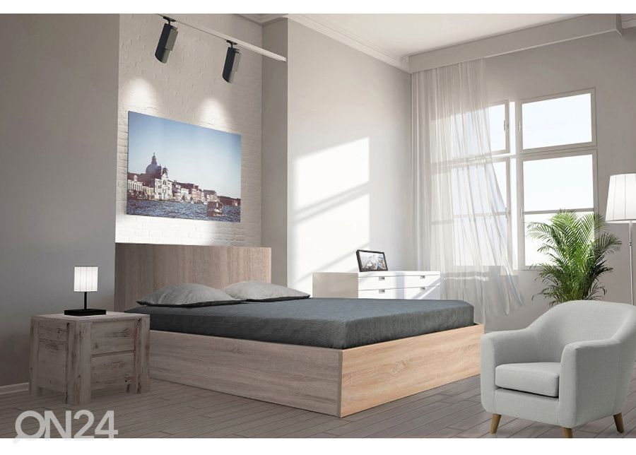 Кровать с ящиком Madrid 140x200 cm увеличить