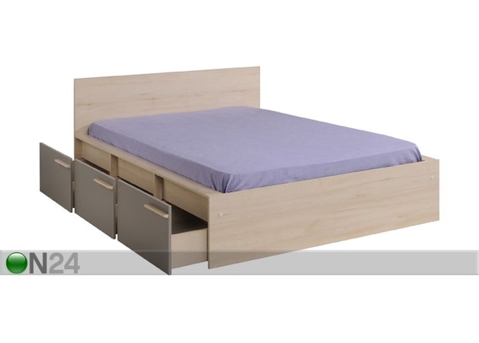 Кровать Connect 140x200 cm + 3 ящика увеличить
