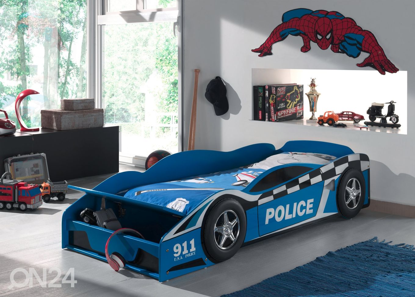 Кровать Race Car 70x140 cm увеличить