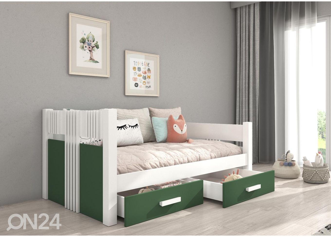 Кровать Topeka I 80x180 cm + матрас увеличить