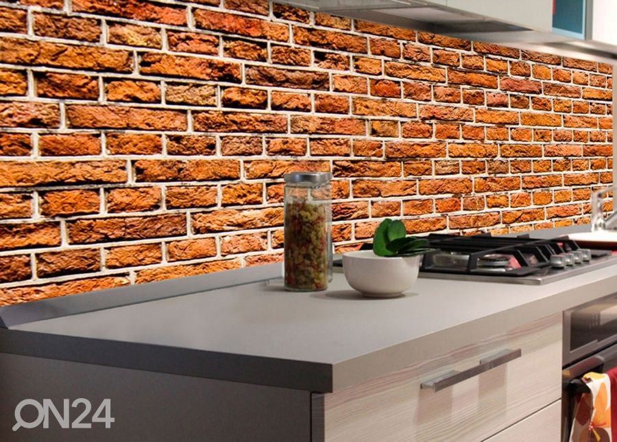 Кухонный фартук Old brick 180x60 см увеличить