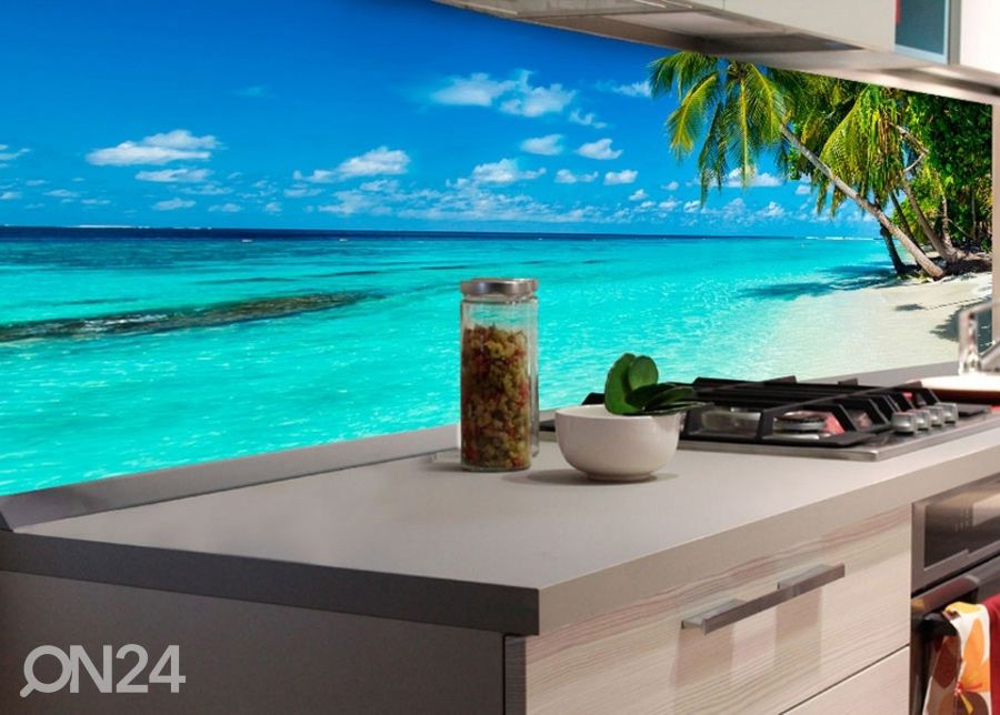 Кухонный фартук Paradise beach 180х60 см увеличить