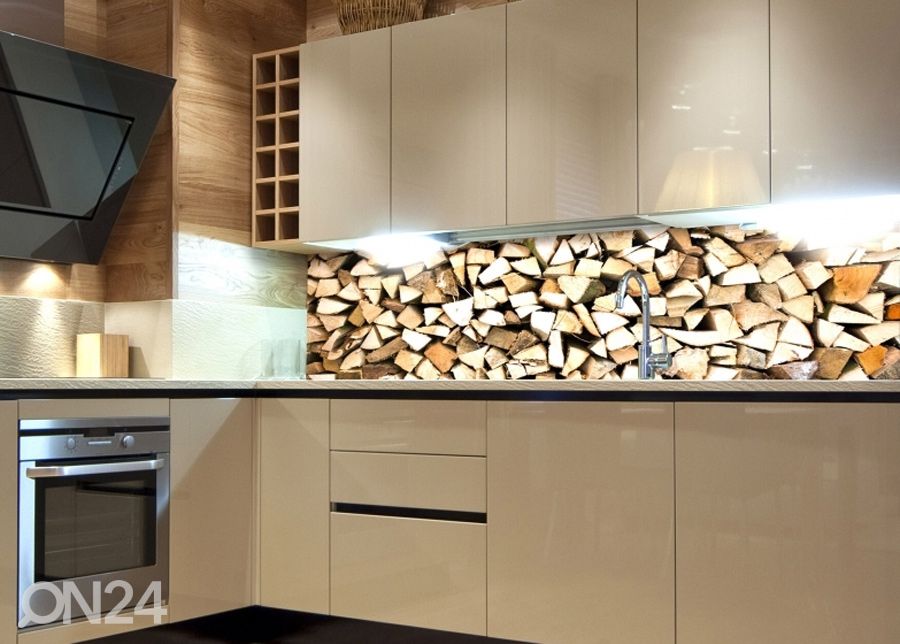 Кухонный фартук Timber logs 180x60 см увеличить