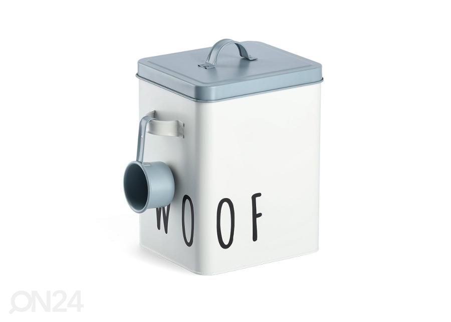 Металлическая коробка для хранения Woof, белый/синий увеличить