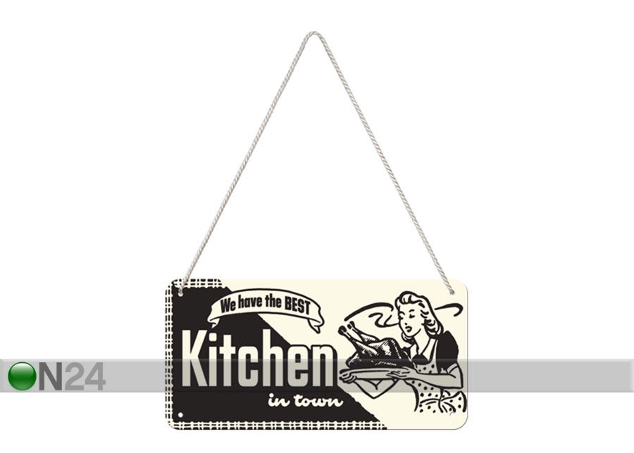 Металлический постер в ретро-стиле We Have Best Kitchen 10x20 cm увеличить