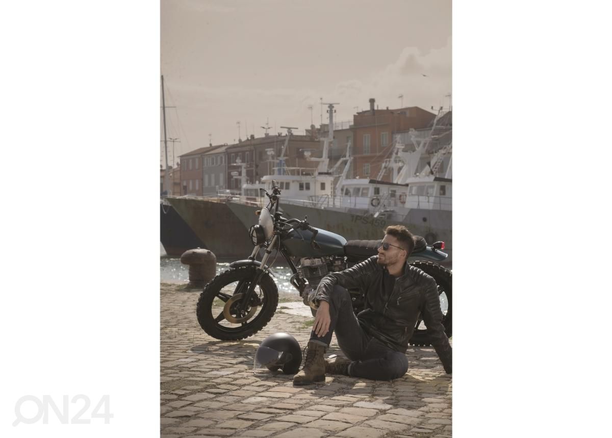 Мотоциклетные джинсы PMJ Legend Café Racer черные размер 36 увеличить