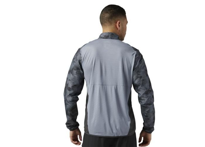 Мужская куртка для бега Reebok Run Woven Jacket M BR4434 увеличить