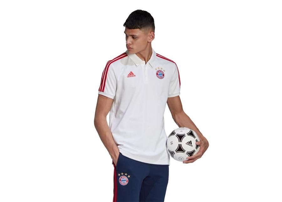Мужская футболка Adidas Bayern Monachium 3-Stripes Polo M FR3973 увеличить