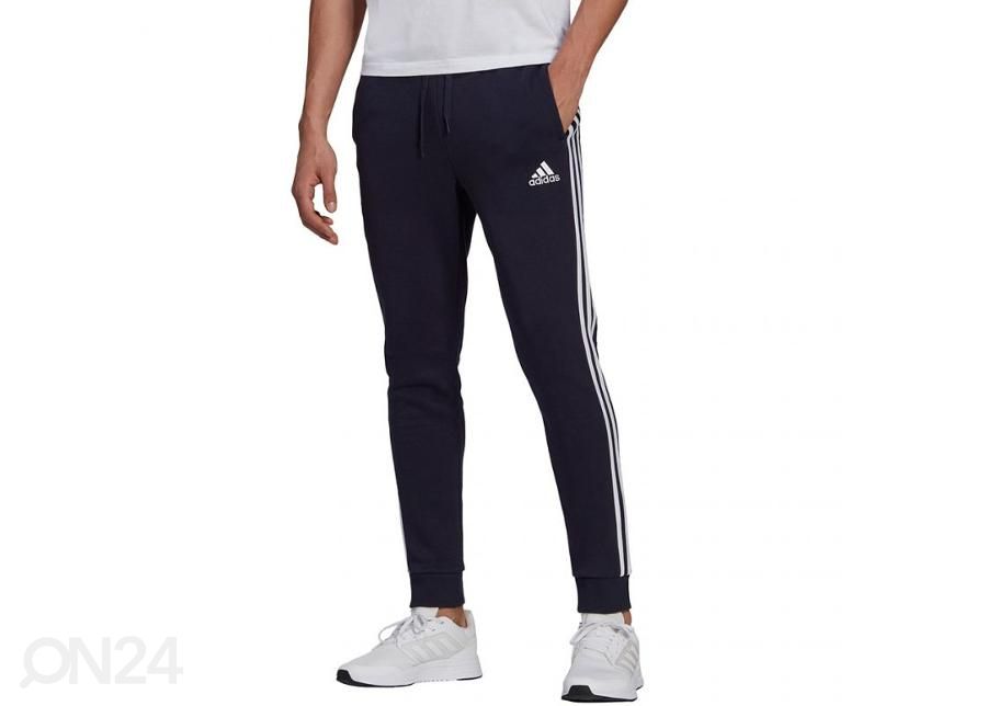 Мужские спортивные штаны Adidas Essentials Fleece Tapered Cuff 3-Band увеличить