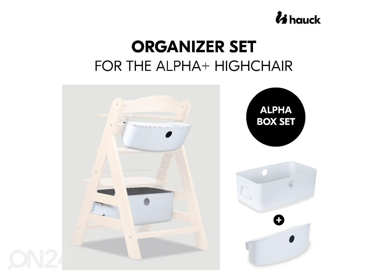 Набор ящиков для стульчика для кормления Hauck Alpha At Home белый увеличить