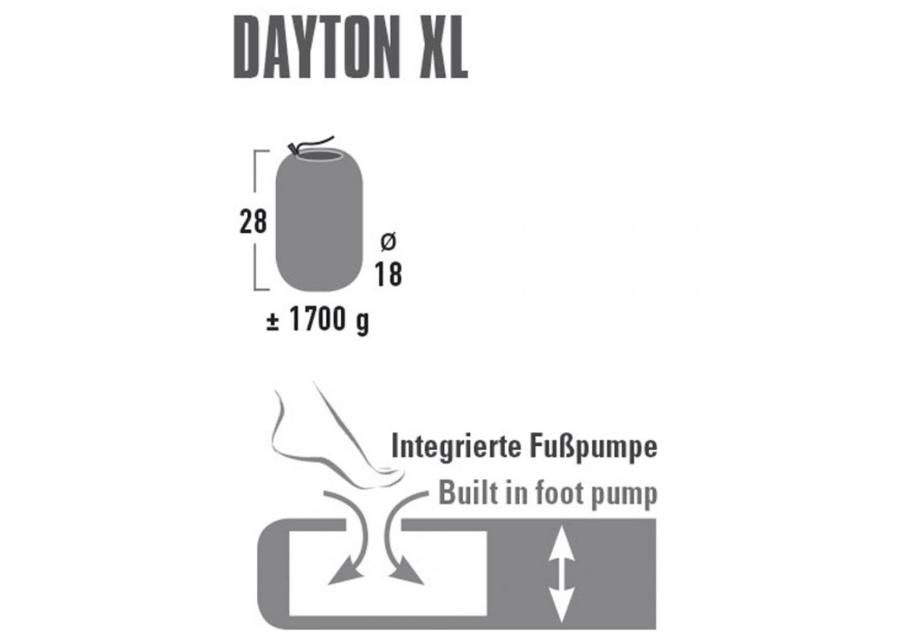 Надувной матрас со встроенным насосом High Peak Dayton XL 197x70x10 см увеличить