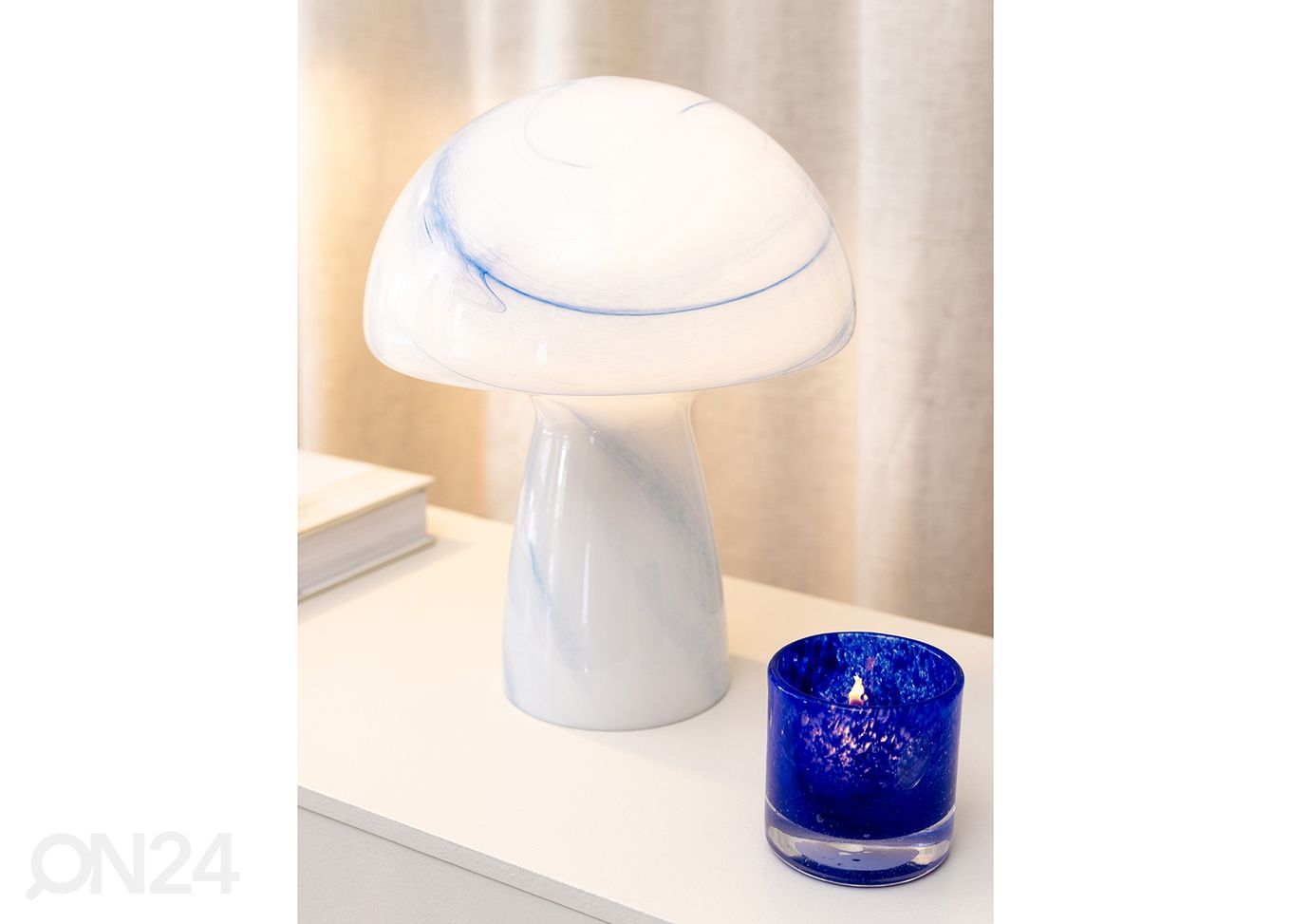 Настольная лампа Fungo Swirl 22, синяя увеличить