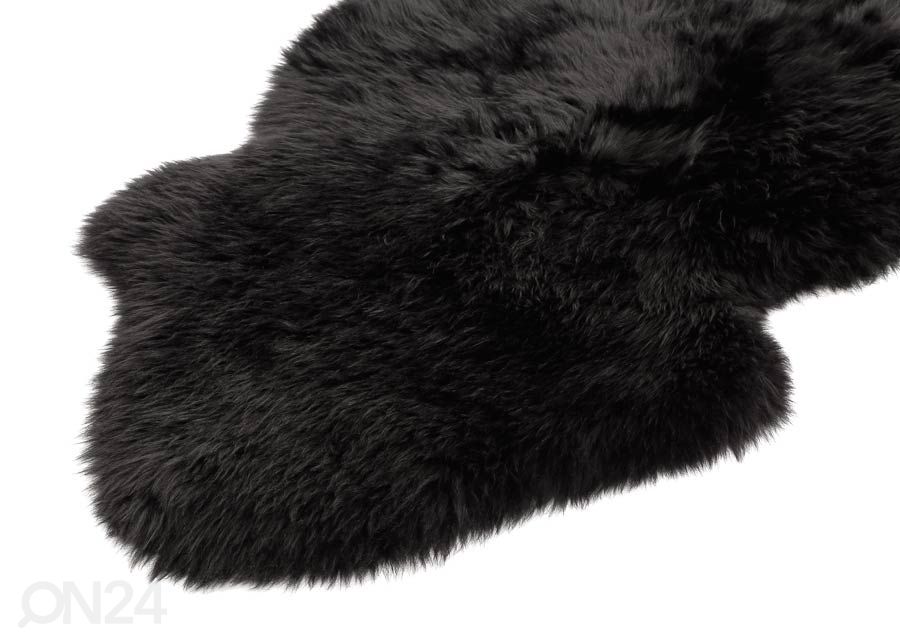 Натуральная овчина Merino black DUO ±60x180 см увеличить