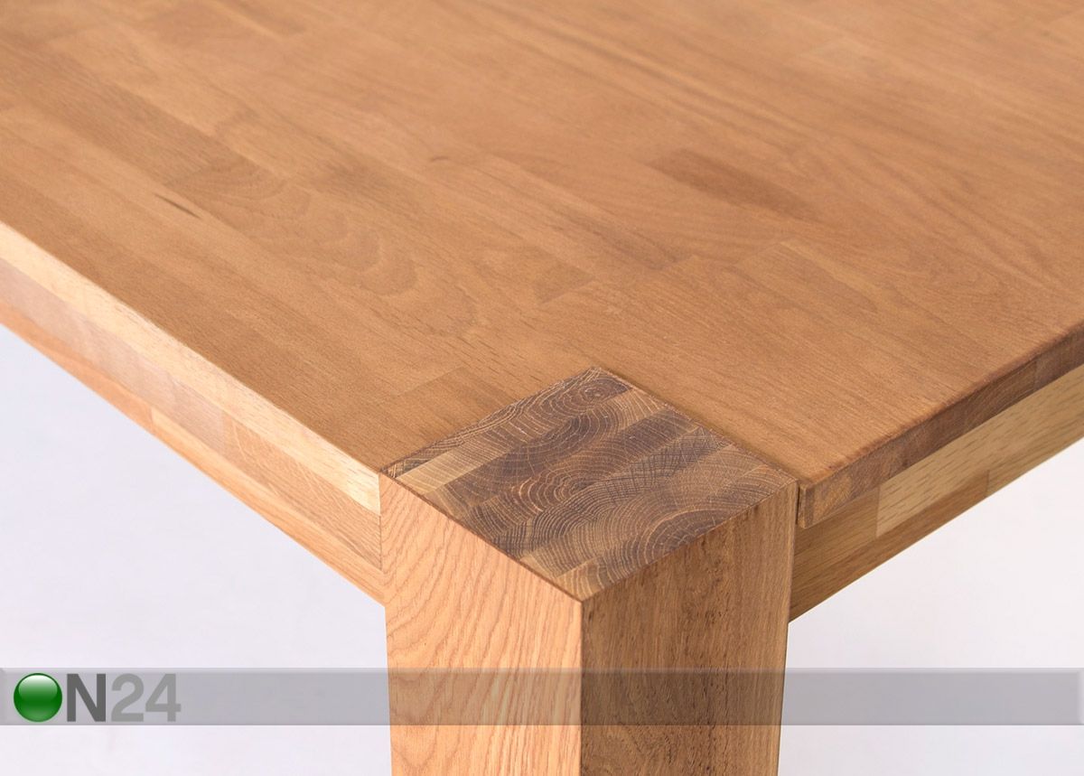 Обеденный стол из массива дуба 120x80 cm увеличить