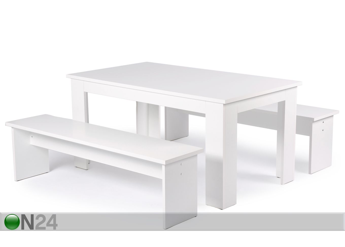 Обеденный стол 139x80 cm + 2 скамьи увеличить